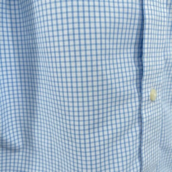 Cat & Jack Boys Blue White Checkered Long Sleeve Button Down Shirt Medium 8/10 - Picture 9 of 10